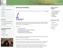 Tablet Screenshot of antenne-handicap.com